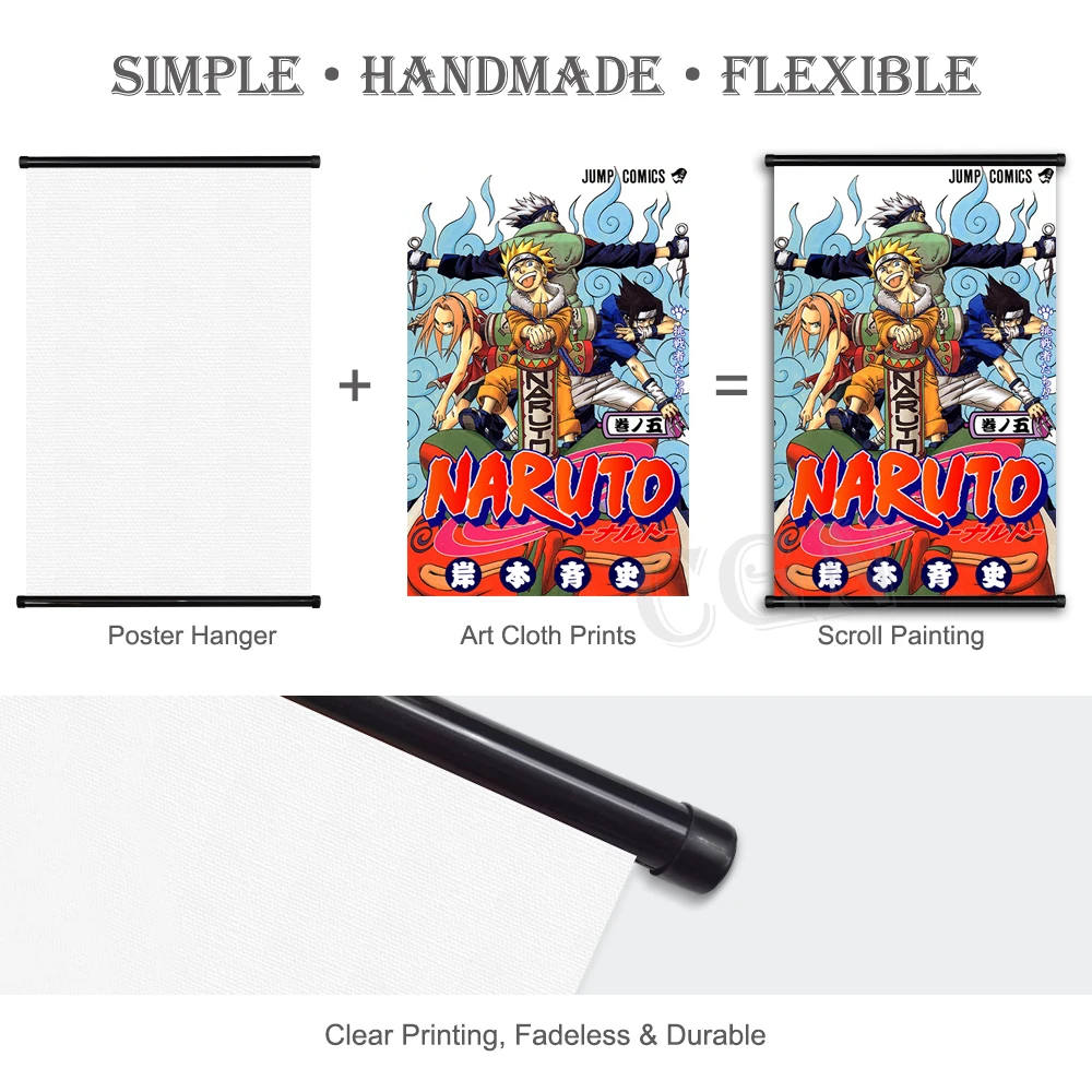Удзумаки постер Наруто Классический Аниме HD холст печать Учиха Итачи картина