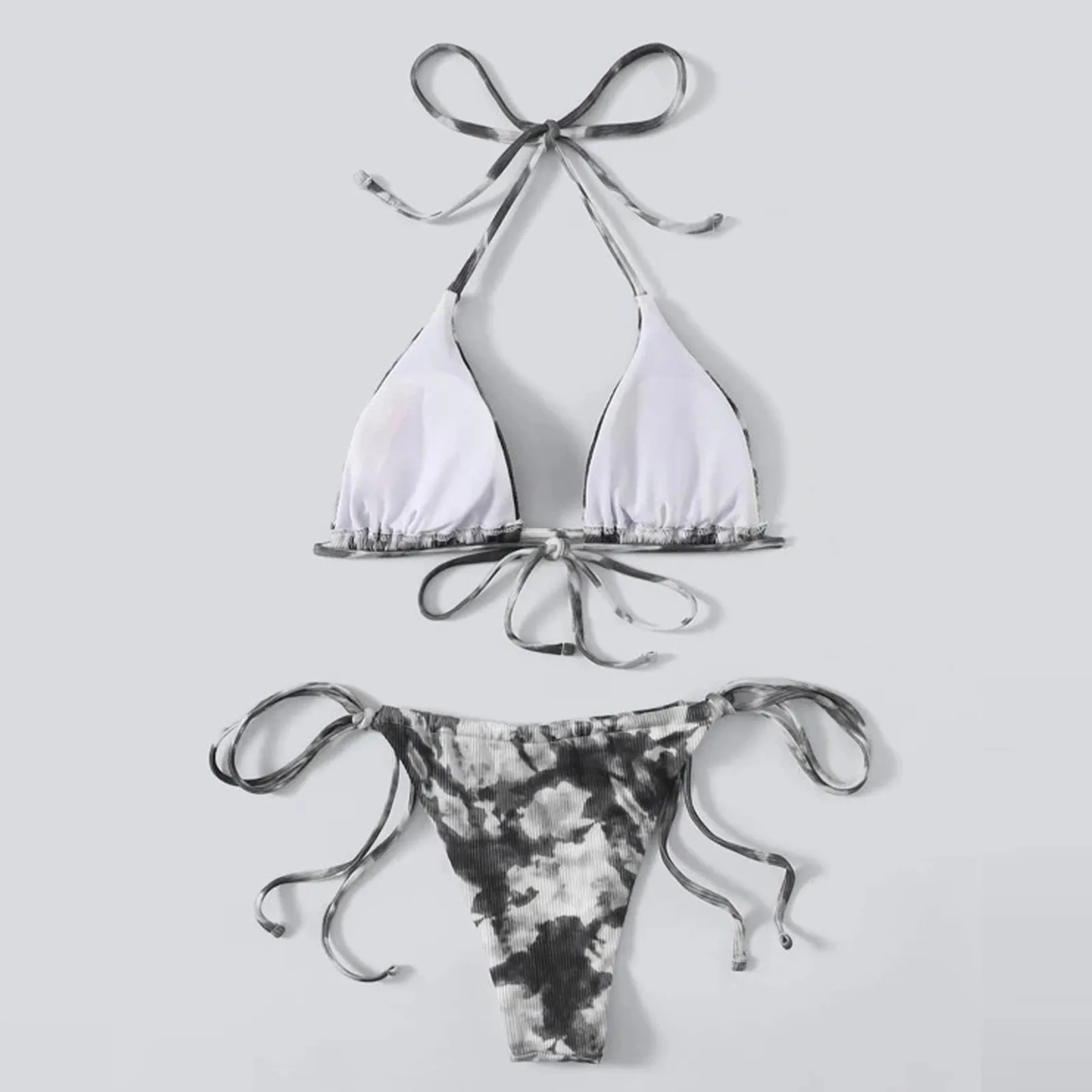 Купальник с принтом кокосовой пальмы 2022 сексуальный женский купальник бикини на