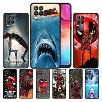 deadpool marvel avengers for oppo realme gt neo master edition 9 8 7 pro c21s narzo 30 soft silicone black phone case cover capa