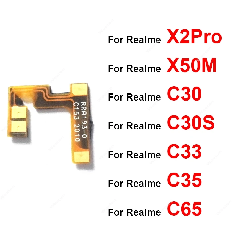 Фото Для Realme X2 Pro X3 Super Zoom X50 X50M C30 C30s C33 C35 C65 Гибкий кабель приближения с датчиком окружающего освещения Гибкий ленточный разъем №2