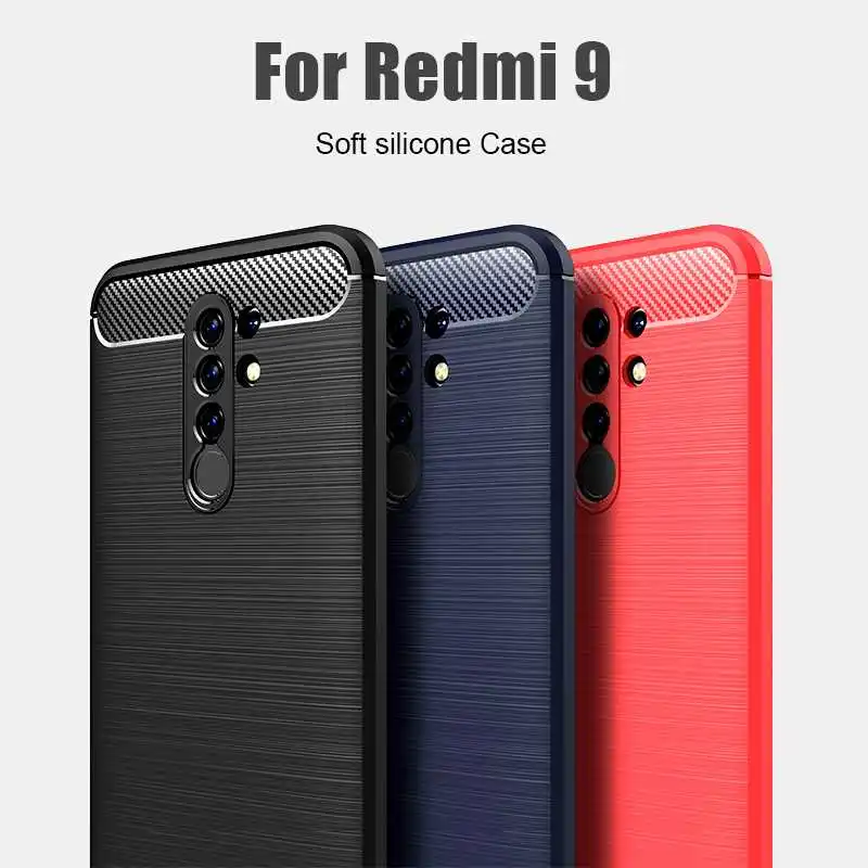 

YouYaeMi Shockproof Soft Case For Xiaomi Redmi 9 Phone Case Cover