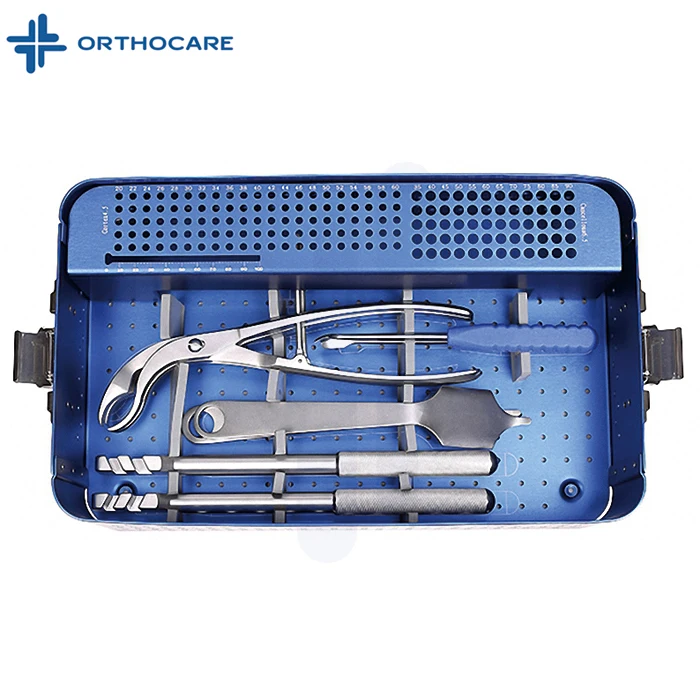 

Orthopedic Surgical Large Fragment Instruments Set ORTHOCARE Accepted 400x220x110mm Class I 5.5 KG CN;JIA Stainless Steel OEM
