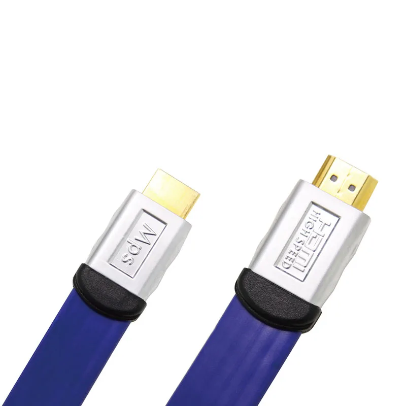 HiFi MPS HD-280 6N OFC + Серебристый позолоченный IIS HDMI-совместимый 2 0 3D 24AWG 4K X 2K Аудио Return