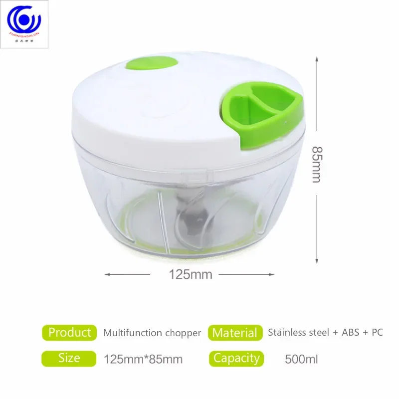 Многофункциональный измельчитель овощей машина для моток мяса ручной кухонный 4