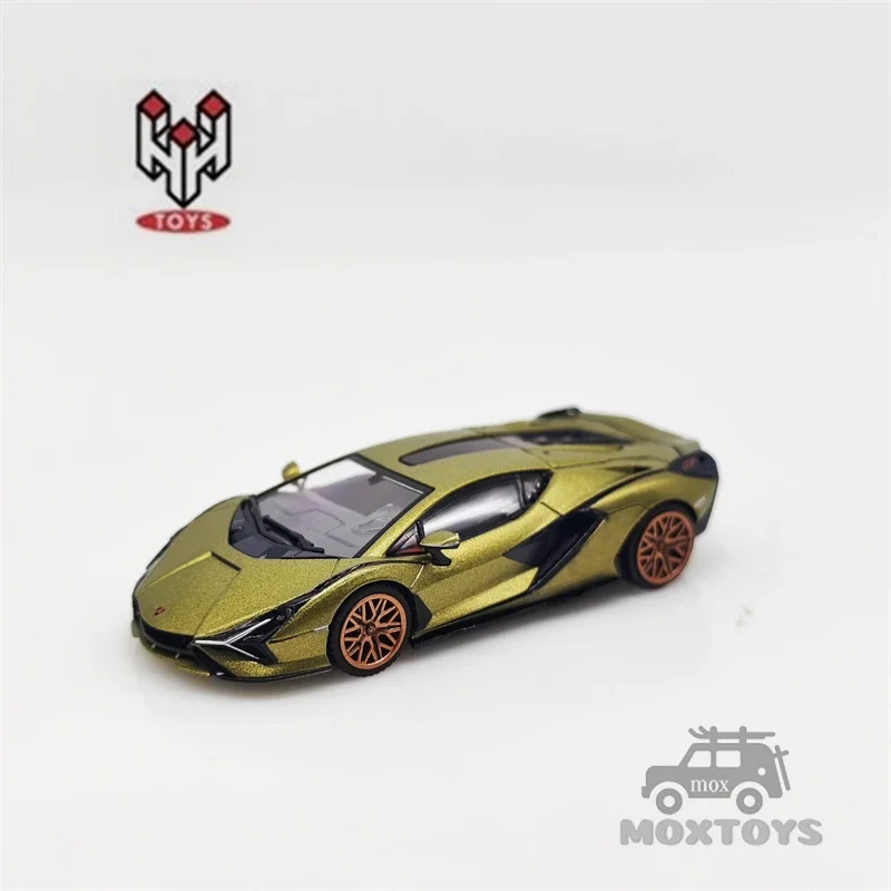 HH Toys 1:64 Sian FKP37 Зеленая литая модель автомобиля