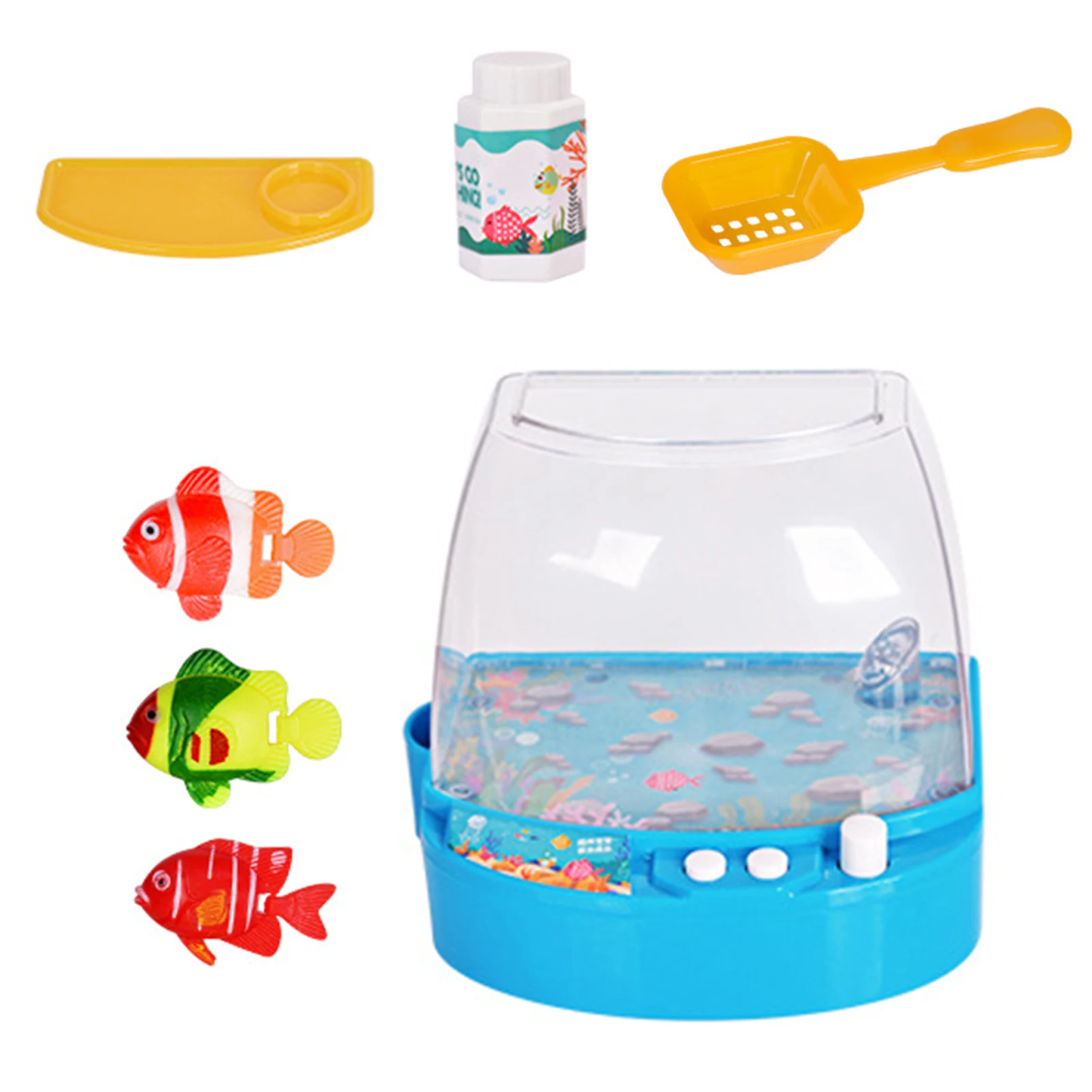 

Children Simulation Electric Fish Tank Toy Set Parent-child Interactive Fishing Toy Game Motor Skill Training
