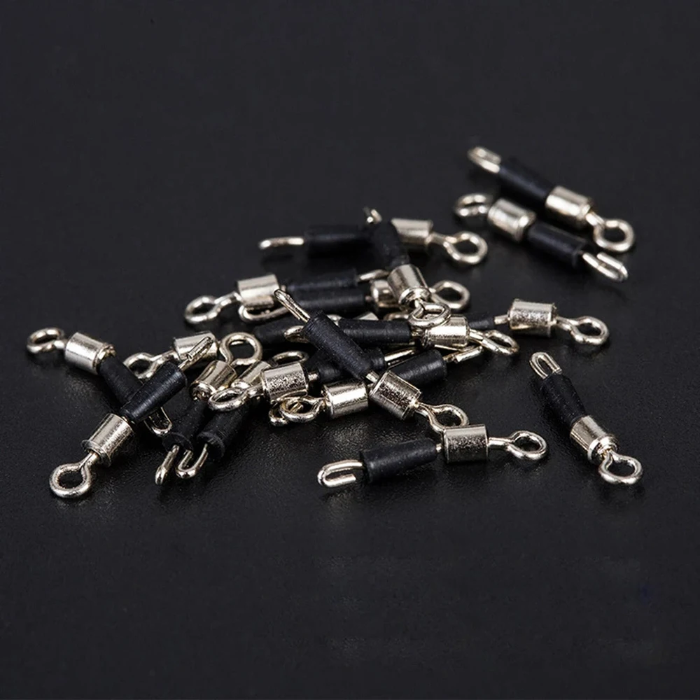 Swivels Fishing Line Quick Link Accessories Solid Rings Rolling Hook Fast Connector Bearing Swivel | Спорт и развлечения