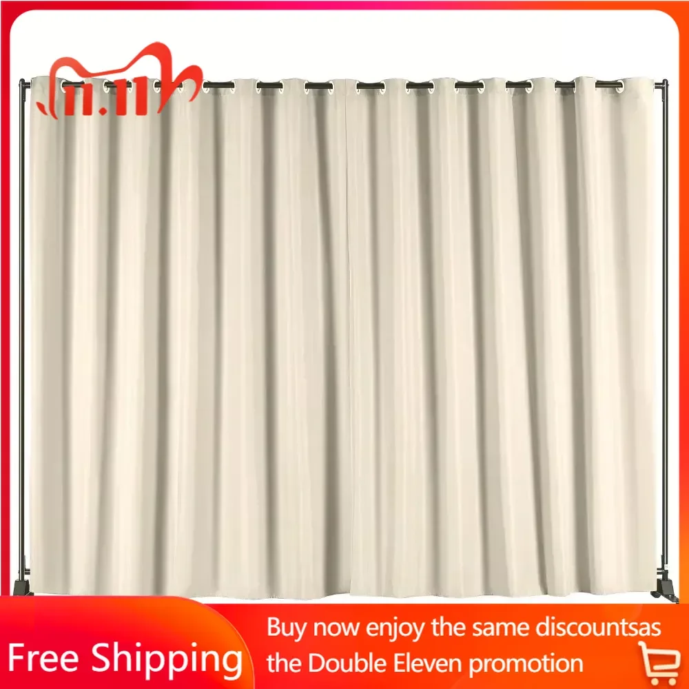 

Портативная панель для разделения комнаты с 4 вращающимися колесами