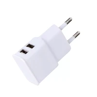 mobile phone charger dual usb eu charger plug travel wall charger adapter for iphone 8 7 universal phone charger