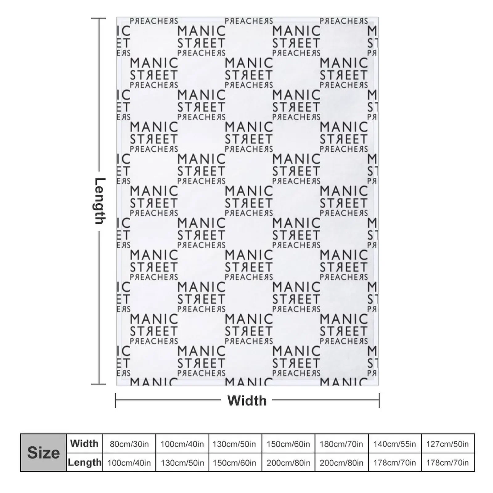 Kaeloh-Manic-Street-Preachers-ngono пледы одеяла палочки аниме одеяло