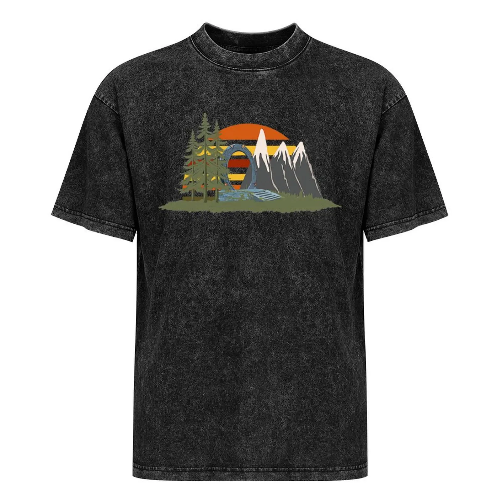 Футболка Stargate с графическим рисунком винтажные таможенные дешевые вещи мужские