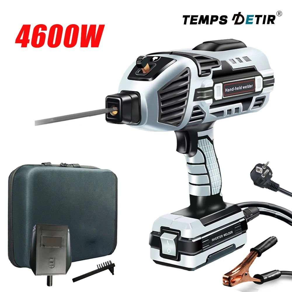 

4600W 110V/220V±15% Handheld Arc Welder Home Electric Welder Fully Automatic Smart Welder With Toolbox/Welding Mask/Steel Brush