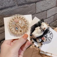 fashion personality trend brooch vintage brand design bear autumn and winter coat accessories pin buckle badge corsage