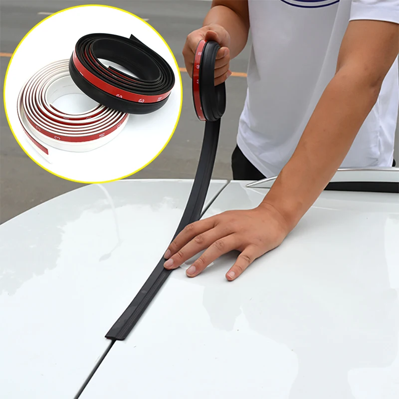 

Universal DIY 1.6m Car Door Trunk Edge Seal Strip Rubber Weatherstrip Sealing Sticker Auto Accessories For Car SUV MPV Hatchback