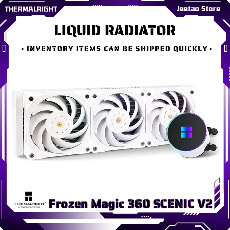 

Thermalright Frozen Magic 360 SCENIC V2 белый кулер для охлаждения ЦП для 1700 1200 115x AM4 AM5