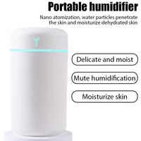 portable 420ml electric air humidifier aroma oil diffuser usb cool mist sprayer with colorful night light for home car purifier