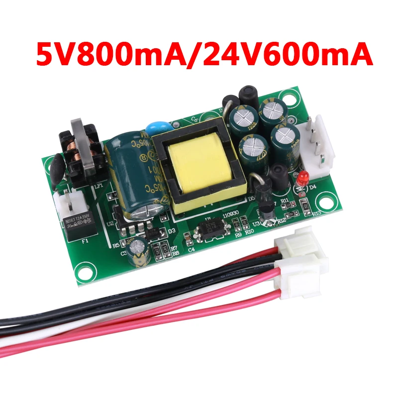 Двойное напряжение Импульсный источник питания 12 в 1 а/5 а пост. Тока изоляционный