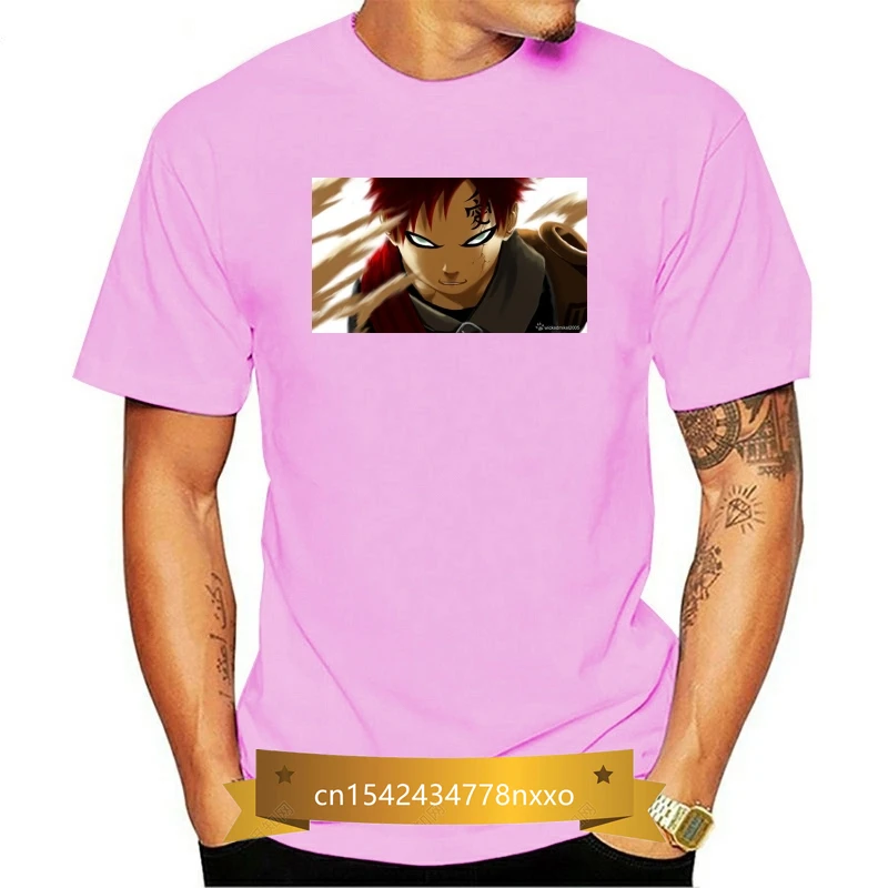 Anime Gaara Retro T Shirt Gym Tee Shirt New Fashion Design For Men Women