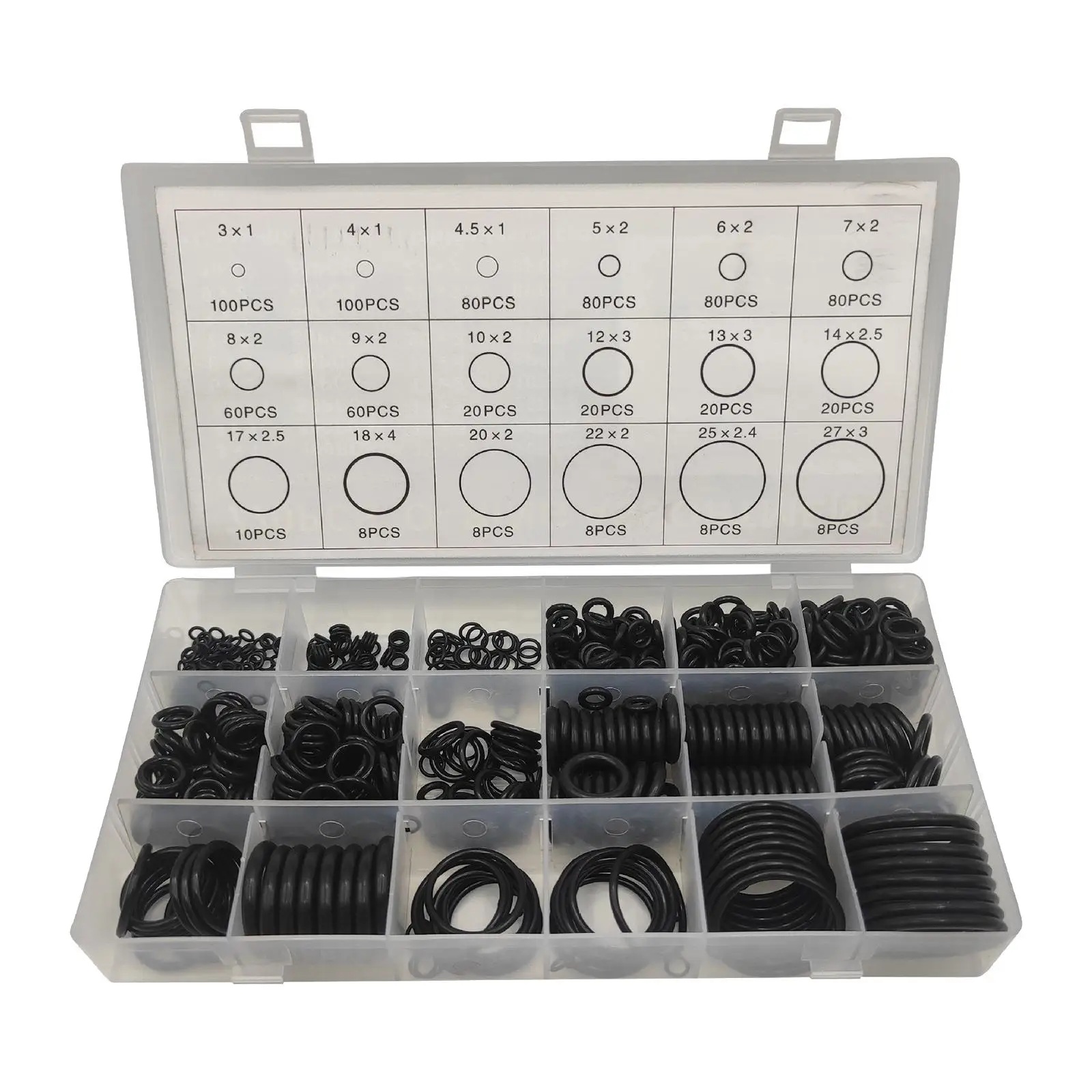 

770 O Rings Kits Rubber for Auto Quick Repair Professional Plumbing