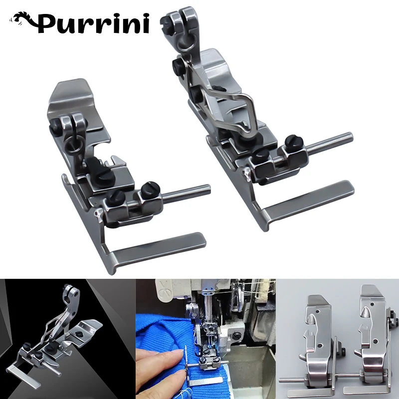 

Edge Guide Foot/Lace Foot/Elastic Band Presser Foot For Brother Singer Sewing 4 Thread Industrial Overlock Sewing Machine