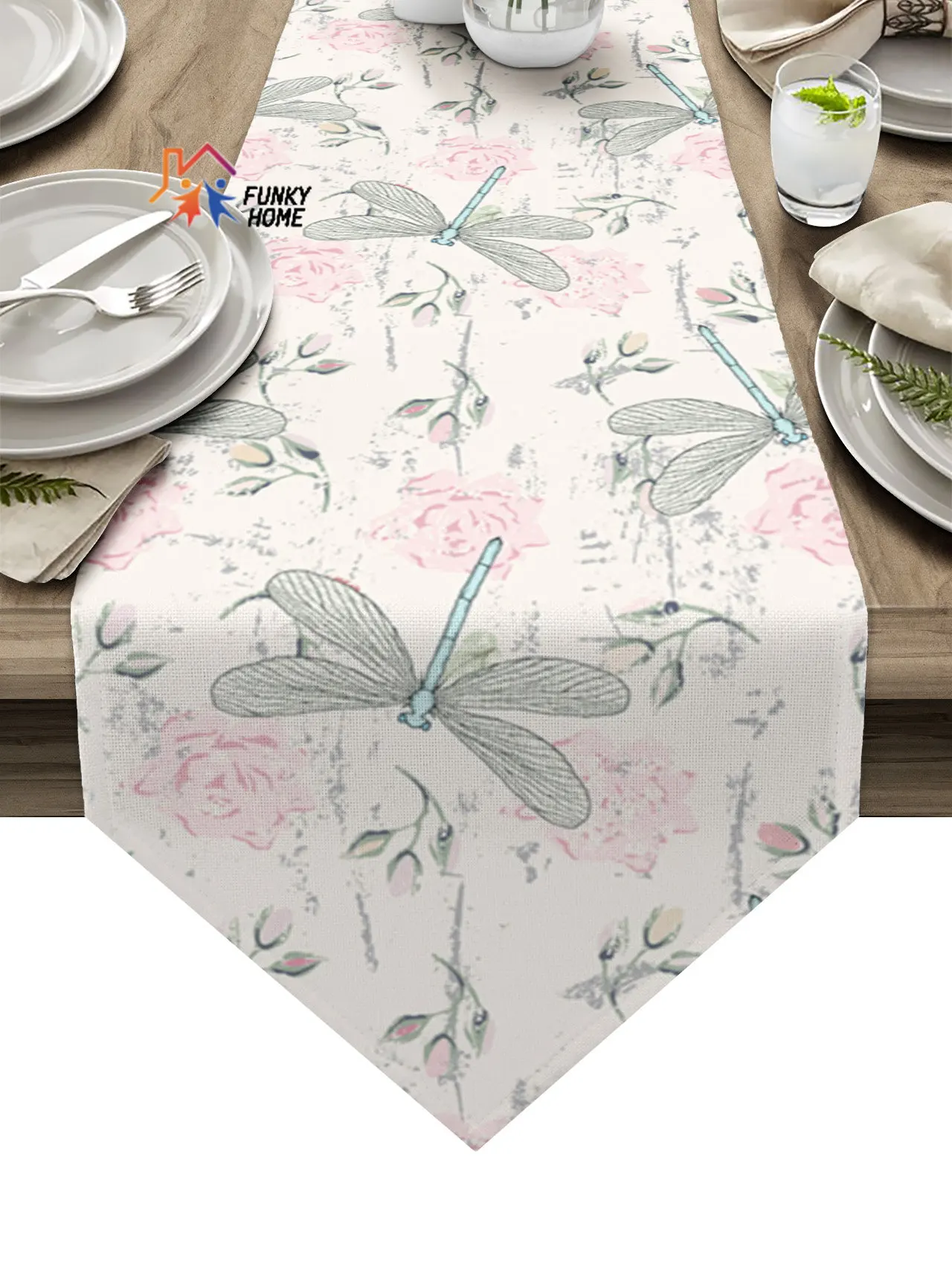 

Стрекоза для свадьбы, праздника, вечеринки, кухонного обеденного стола, настольного флага