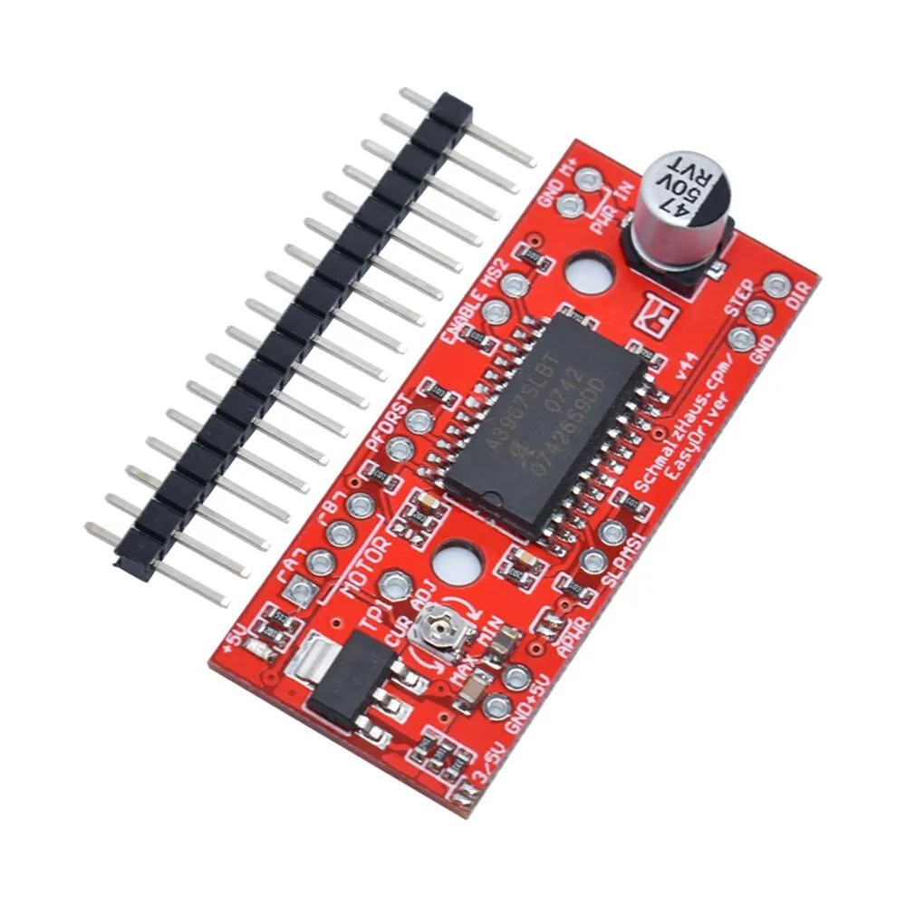 A3967 шаговый двигатель EasyDriver Драйвер двигателя V44 для Arduino, модуль разработки 3D-принтера A3967