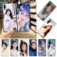 iu korean singer phone case for huawei honor mate 10 20 30 40 i 9 8 pro x lite p smart 2019 y5 2018 nova 5t