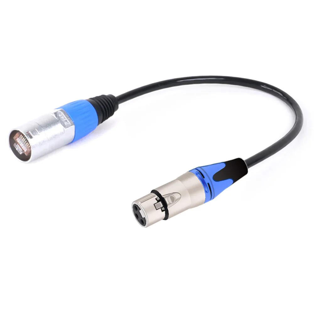 Кабель Ethernet XLR к STP RJ45 сетевой адаптер 3Pin Female CAT5/6 удлинитель для смесительной
