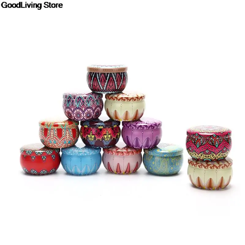 1 шт Мини жестяная коробка подарочная для бижутерии печенье конфет и чая хранения