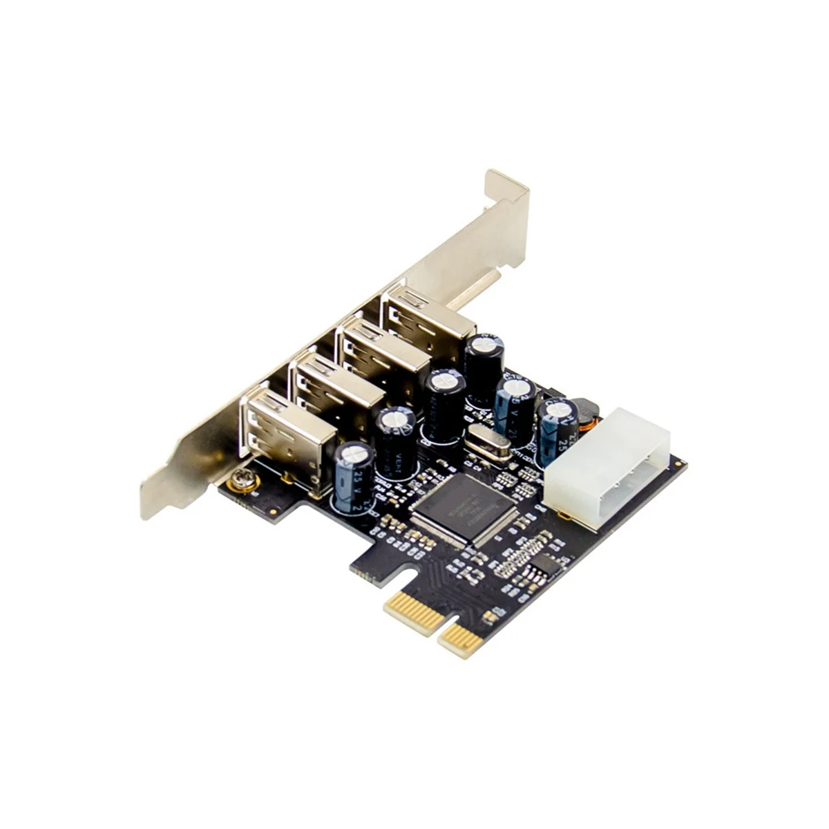 PCI-E-4 порта USB 2 0 карта преобразователя PCIE USB2.0 адаптера MCS9990 чипсет позволяет