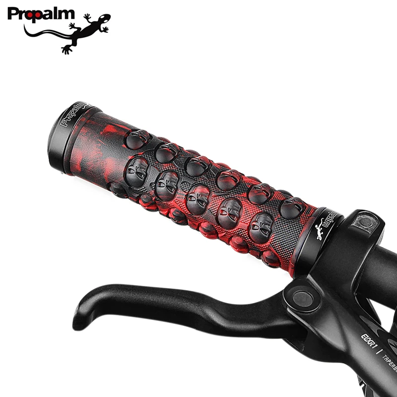 

Propalm Bicycle Grips Anti-Skid Comfortable Rubber Bike Handlebars Grips Lock-on Mountain Road Bike Handle Bar Grips For Cycling