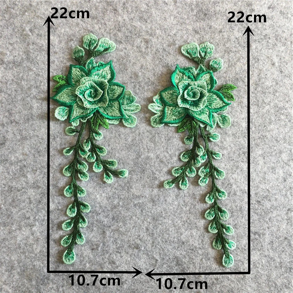 Fashion DIY handmade sewing corsage to flower embroidery medium orchid patch cheongsam dress costume clothing accessories