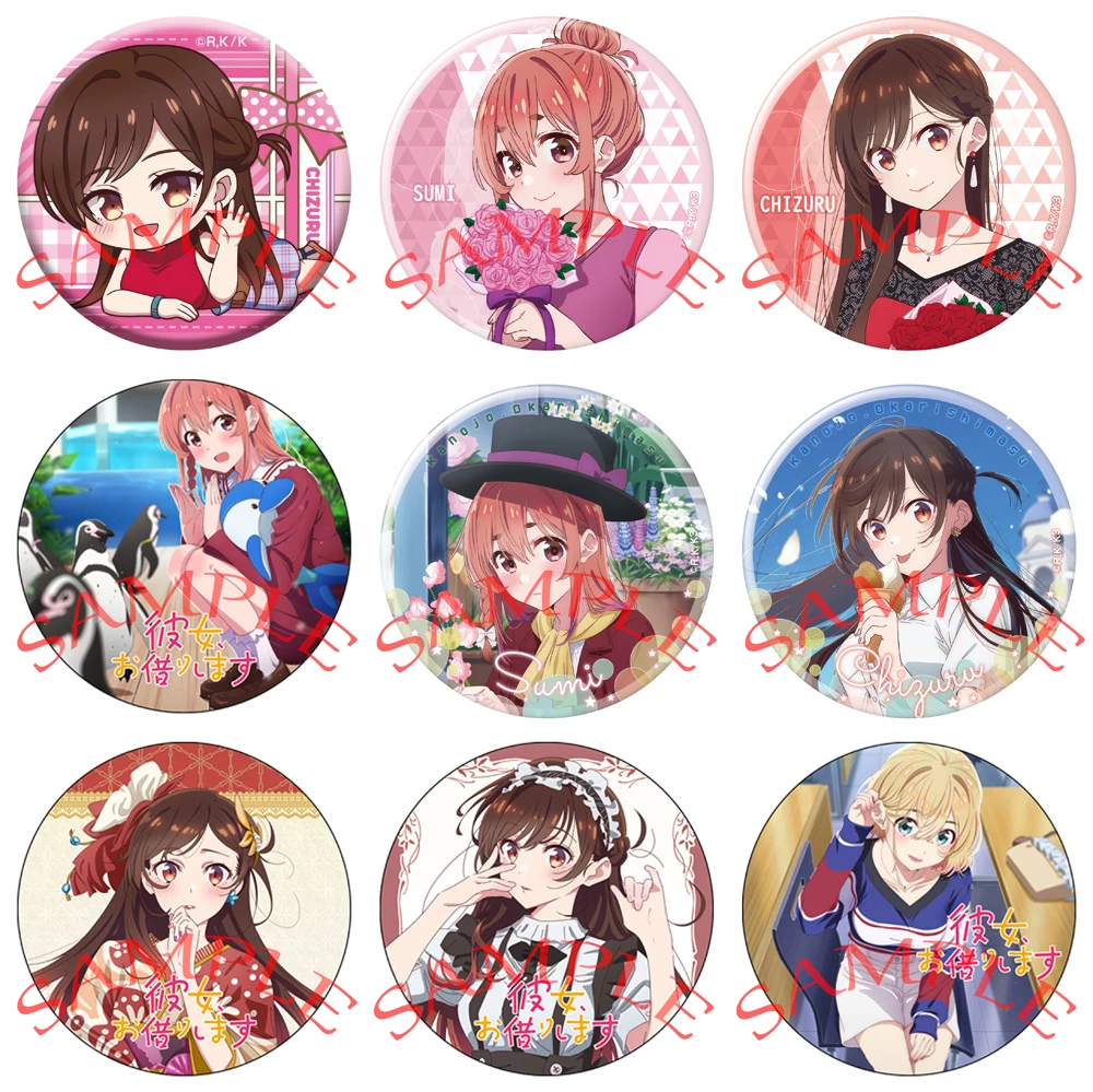 Аниме Asami Nanami Ichinose Chizuru косплей мультфильм значок брошь булавки аксессуары