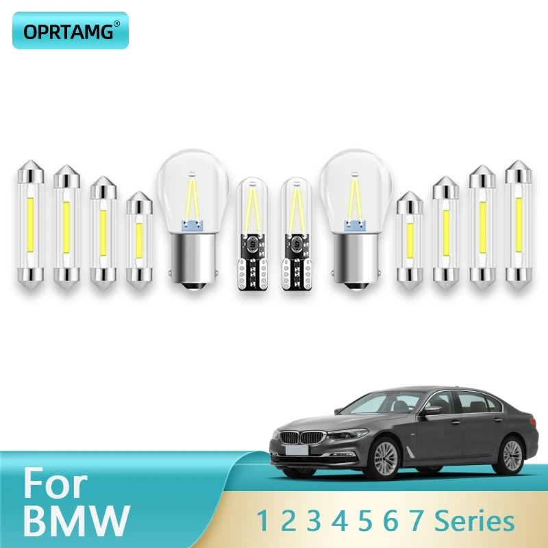 

OPRTAMG Canbus For BMW 1 2 3 4 5 6 7 Series E46 E90 F30 F31 E39 E60 E61 F10 F11 E87 F20 E36 E91 E92 E81 E87 Interior Lamp LED