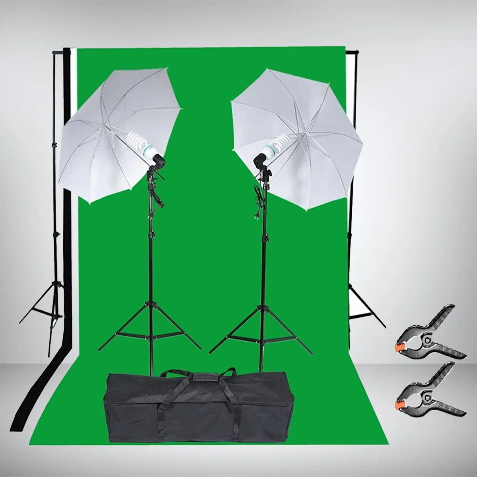 

Photography Umbrellas Continuous Lighting Kit Plug Adapter UK Heavy Duty for Photo Adjustable Durable
