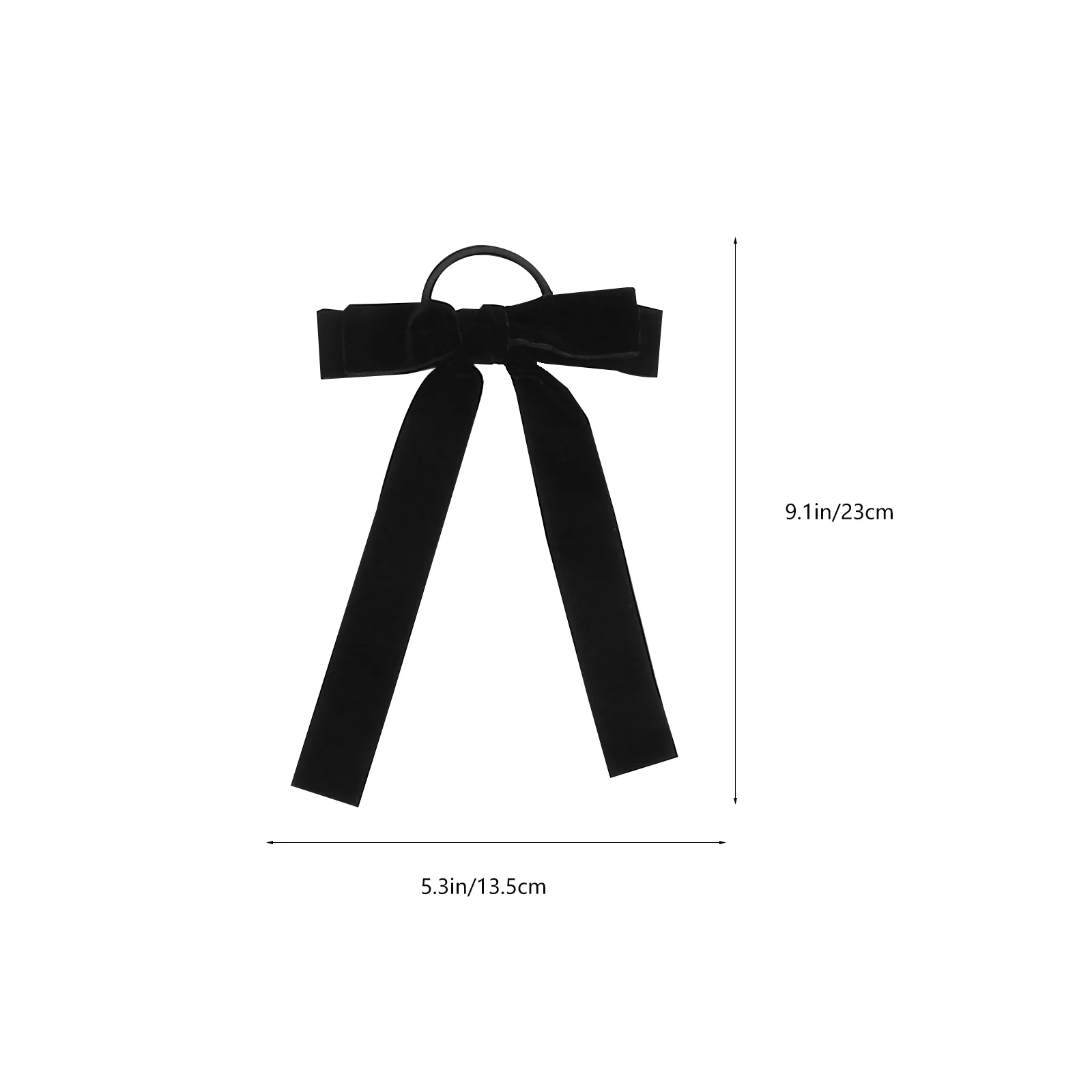 10 шт. ленты для волос бархатная резинка бант девочек хвост веревка аксессуары