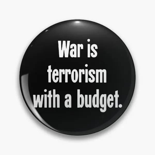 Женская заколка на лацкан Война-убийца с мягкой пуговицей