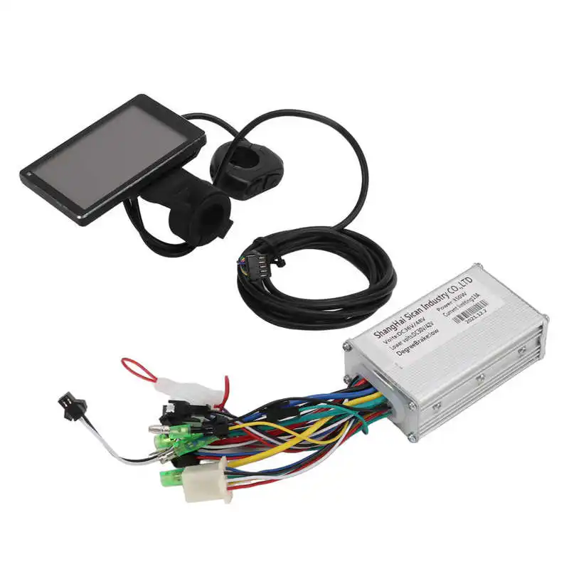 

Electric Bike Motor Brushless Controller Kit LCD Display Meter 36V/48V 350W for Electric Bicycles Scooters Electric Bicycle Part