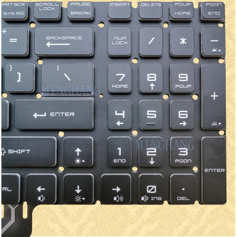Фото Новая клавиатура для MSI Alpha 17 A4DEK, Alpha 15 A3DDK, A3DCK, Bravo 17 A4DDK, MS-17EK (US-раскладка) №3