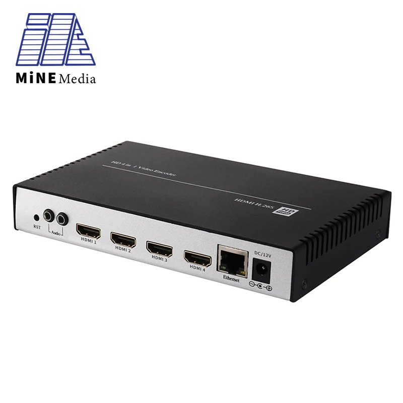 4-канальный H.265 HDMI для IP-интерфейса |