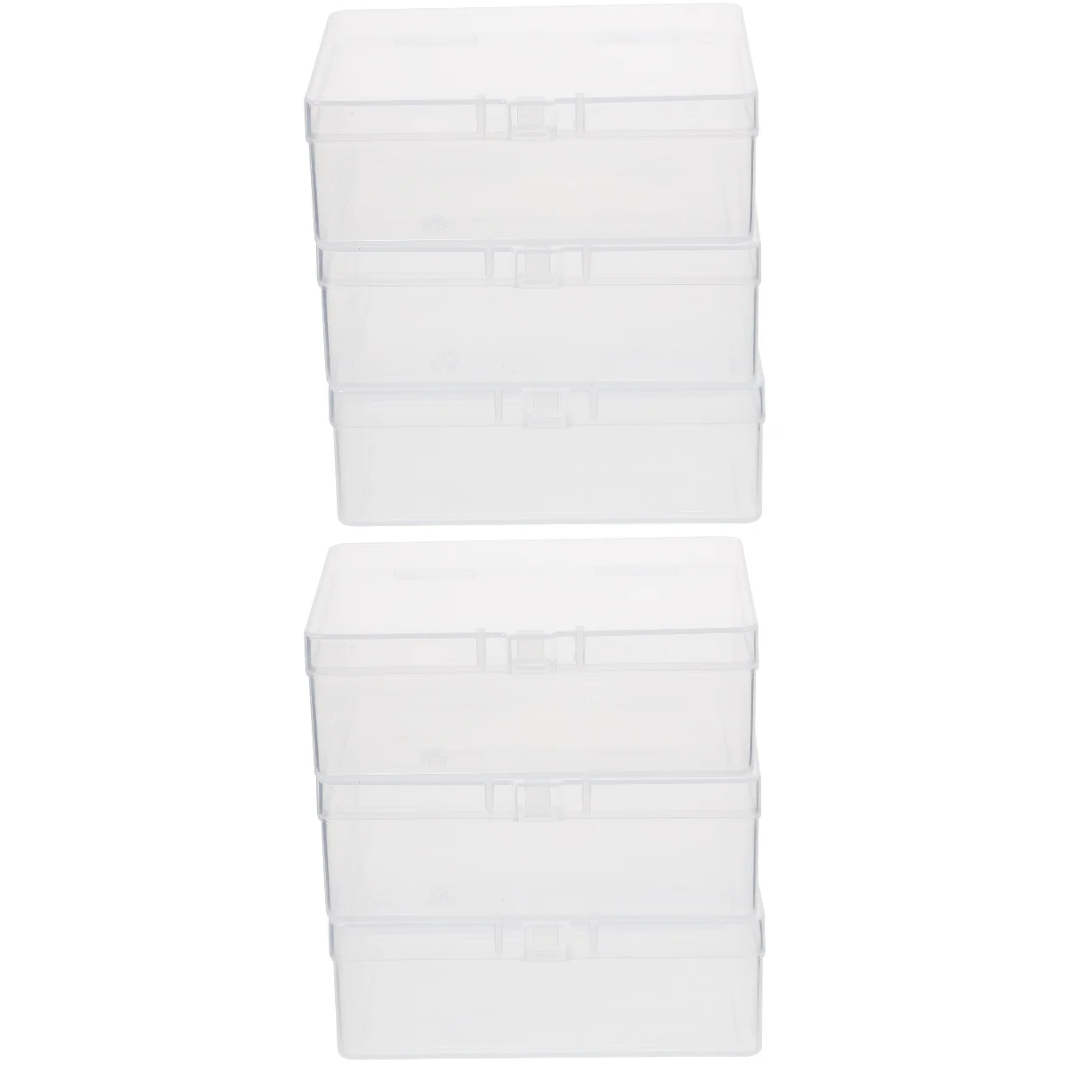 

6 pcs Playing Game Cards Storage Boxes Empty Poker Cards Boxes Clear Cases