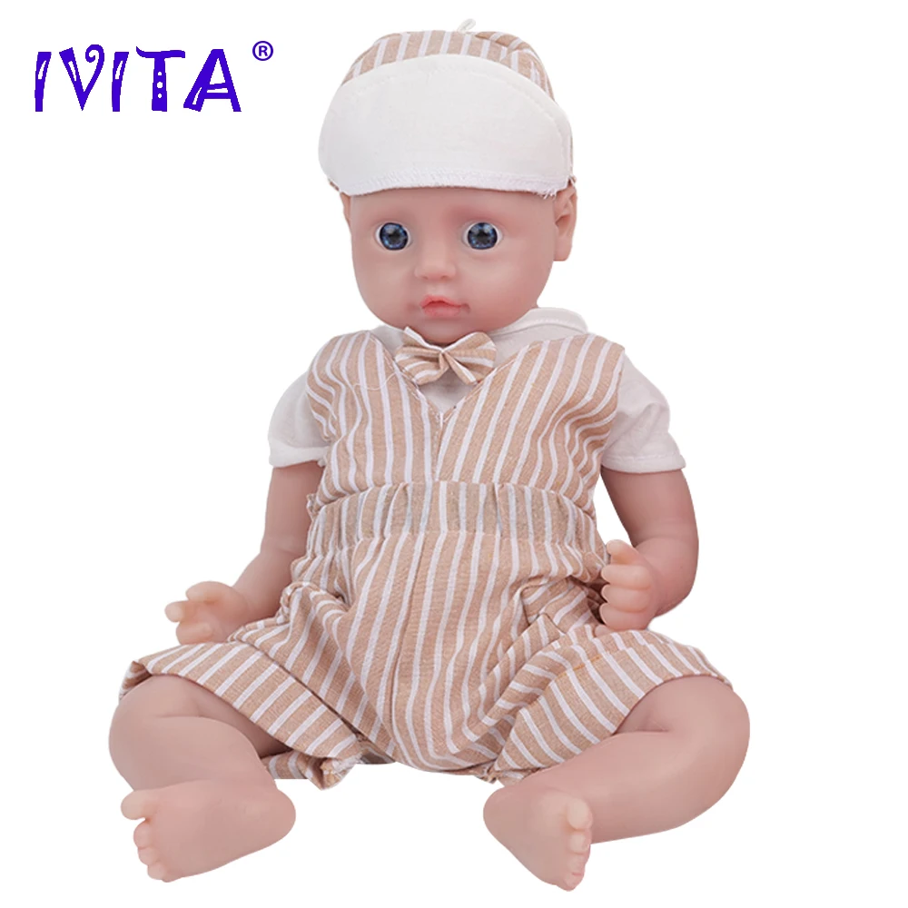 

IVITA WB1562 16.53inch 2.74kg 100% Silicone Reborn Baby Doll Realistic Unpainted Boy Soft Dolls DIY Blank for Children Toys Gift