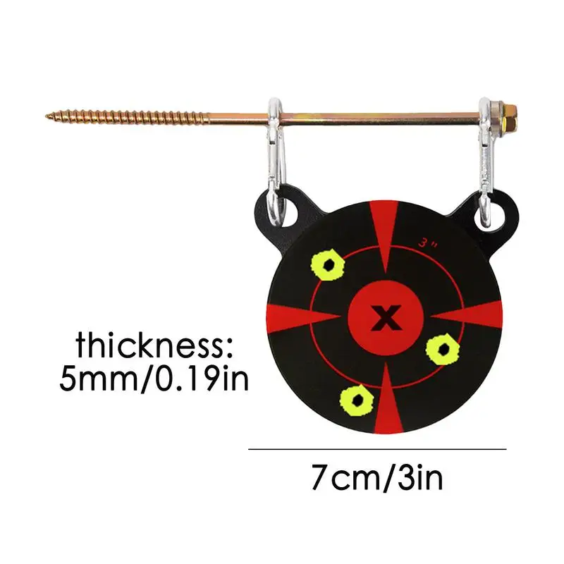Мишень для стрельбы металлическая мишень тренировочная вставленная голова