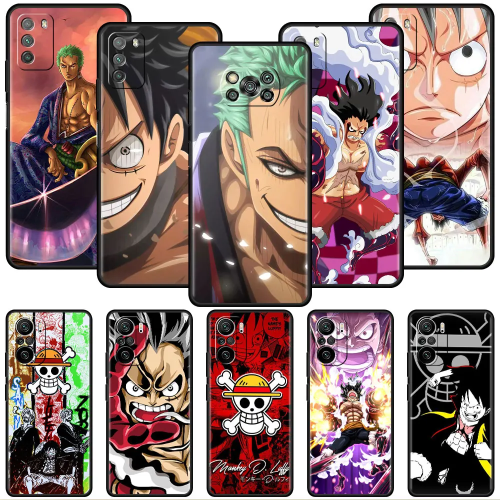 

Phone Case For Xiaomi Redmi Note 11 10 8 9 7 Pro 9S K40 9C 9A 8T 10C 9T Bumper Black Cover Shell Funda Sea Adventure Anime
