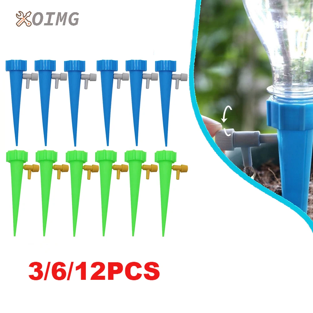 

Automatic Drip Irrigation System Self Watering Spike For Flower Plants Greenhouse Garden Adjustable Auto Water Dripper Device