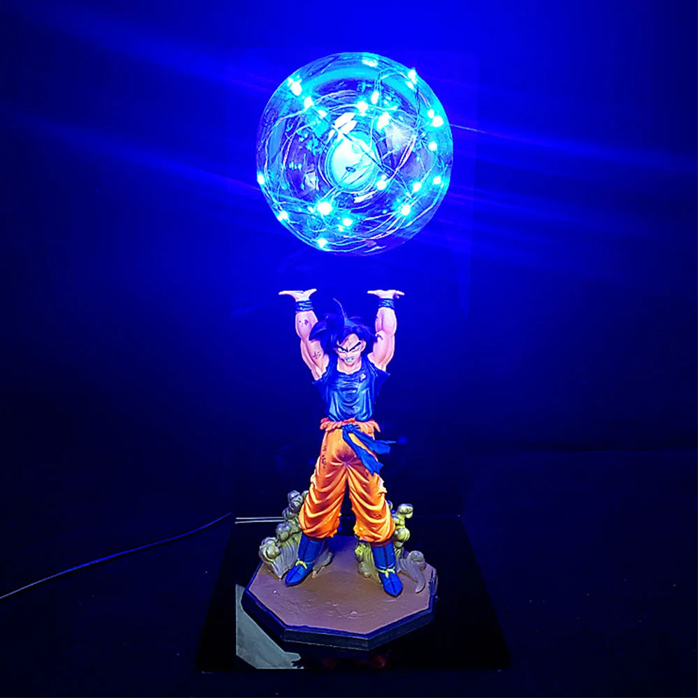 Dragon Ball Lamp Anime Figures Son Goku Spirit Bomb Action Figure Lamps LED Night Light for Kids Rooms Decoration Children Gifts