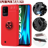 shockproof case for oppo realme narzo 50i 30pro 30 20pro 20 10 ring stand phone back cover for realme q5i q3s q3i q2i neo3 neo2