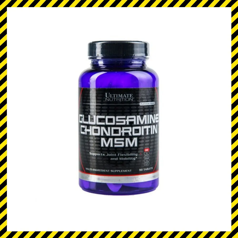 Глюкозамин и хондроитин Ultimate Nutrition Glucosamine Chondroitin MSM 90 таблеток | Спорт развлечения