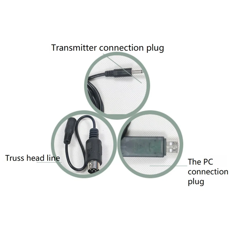 Для FLYSKY FS-SM100 SM100 RC USB симулятор полета FMS набор кабелей для FS-I6 I10 I6X FS-T6 TH9X