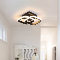 modern simple led ceiling light for home living room corridor hallway balcony surface mounted aisle ceiling lighting black white